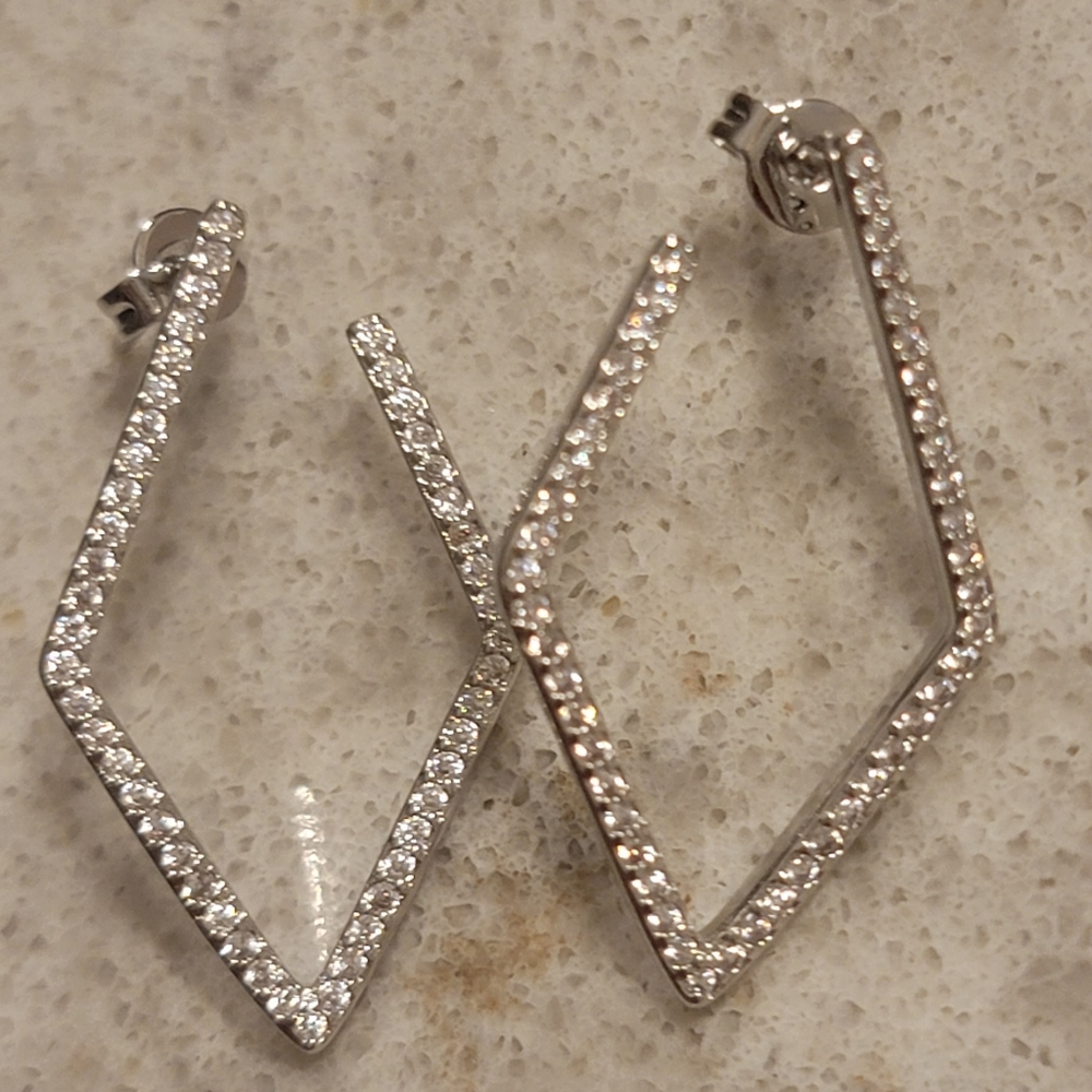 NIB Hoop Earrings Adornia - Picture 5 of 13